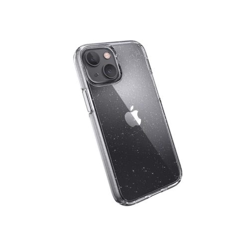 Speck Presidio Perfect Clear Glitter tok iPhone 13 Mini és iPhone 12 Mini készülékhez, átlátszó, csillámos