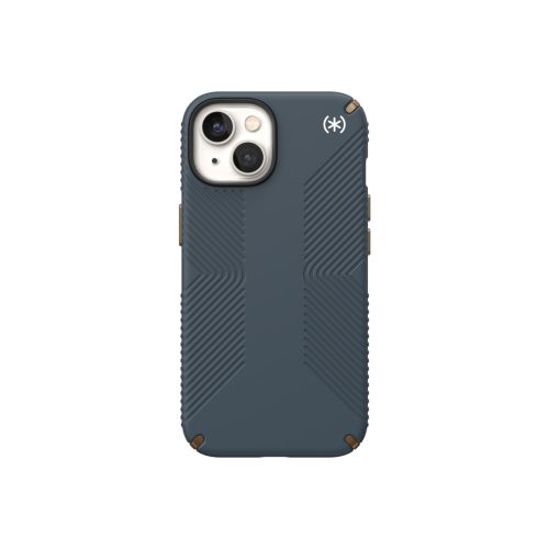 Speck Presidio2 Grip tok iPhone 14 és iPhone 13 készülékekhez, szénfekete-bronz