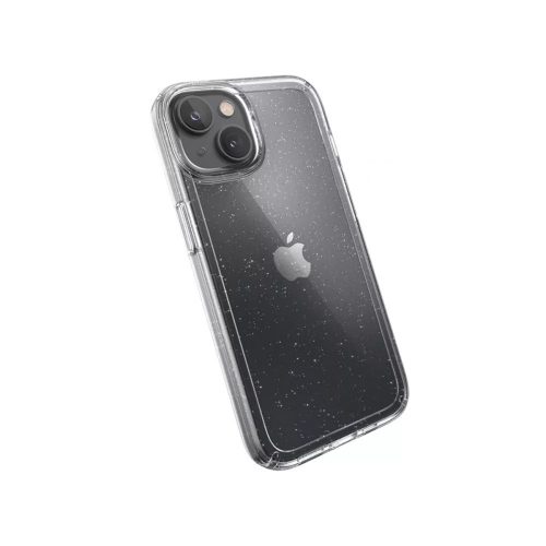 Speck GemShell Glitter tok iPhone 14 és iPhone 13 készülékhez, áttetsző-csillámos