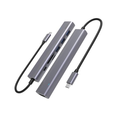 Spello USB-C HUB ultravékony 7 az 1-ben átalakító