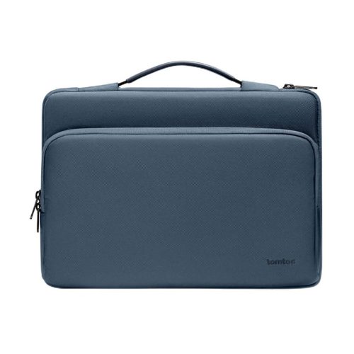 tomtoc Defender A14 laptop táska - 13"-es MacBook Air (2022), 14"-es MacBook Pro (M1 2021) és iPad Pro 12.9 (2022-2018) készülékekhez, farmerkék